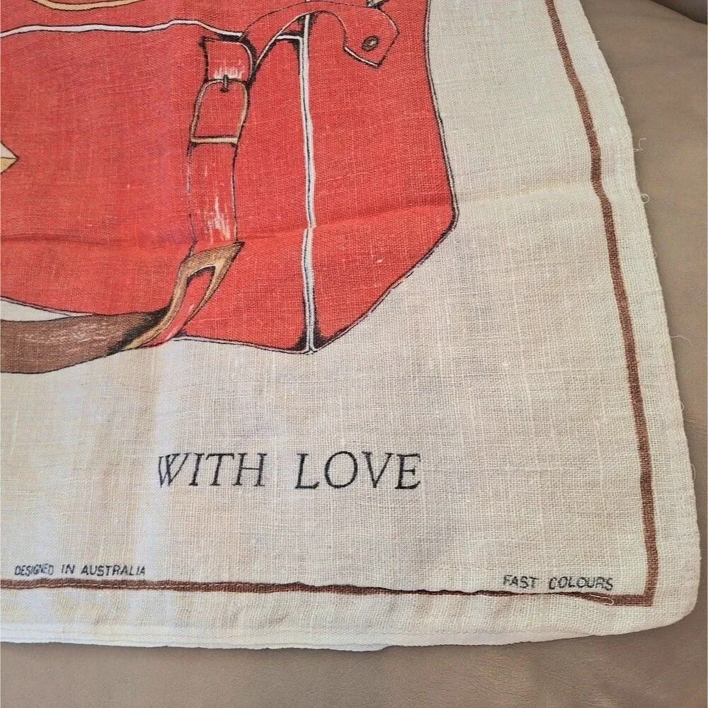 Pure Linen Pillow Cover 17x15 From Australia With Love Panda by Fast Colours